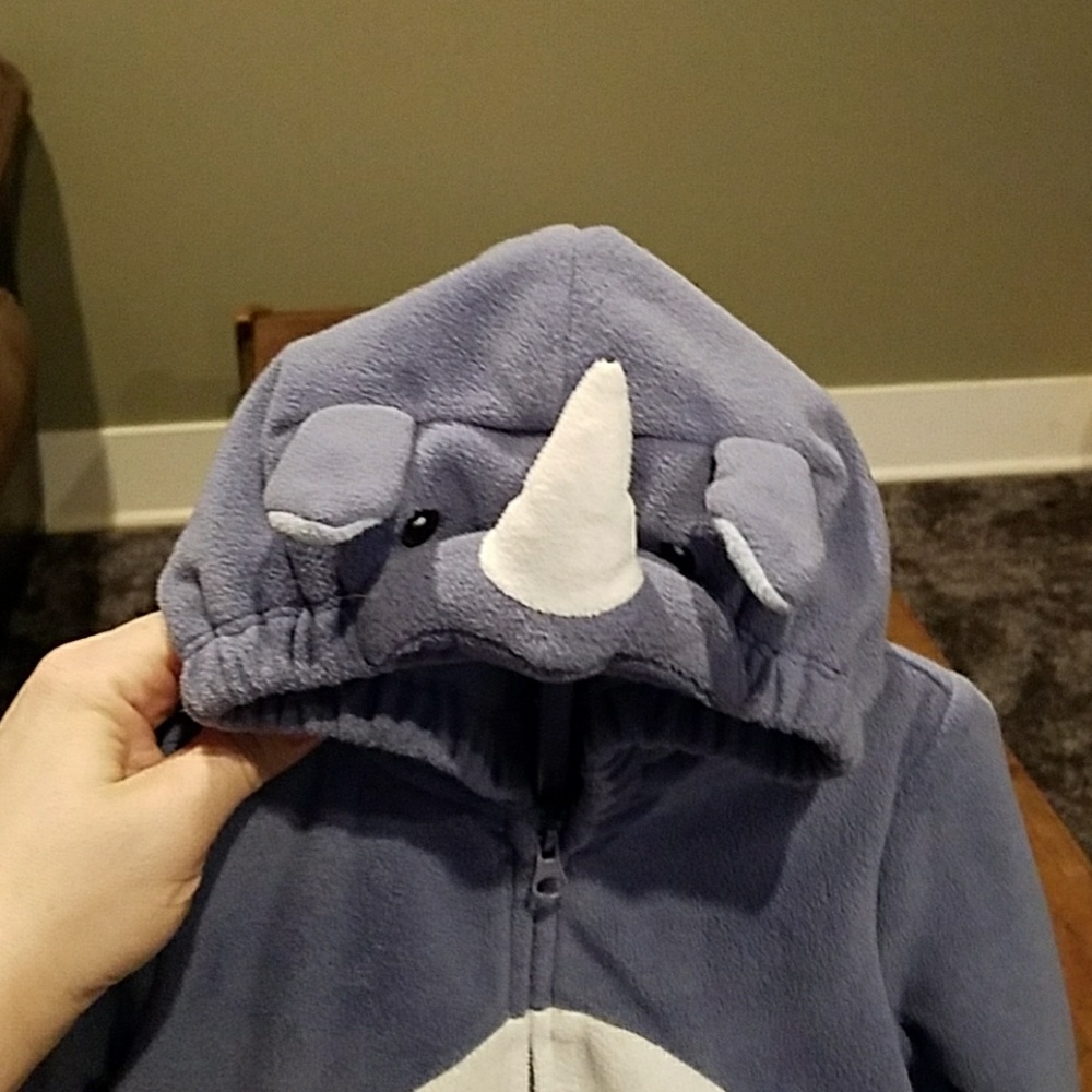 12 month Carter's Rhino costume